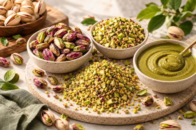 Iranian pistachio kernels and pistachio products